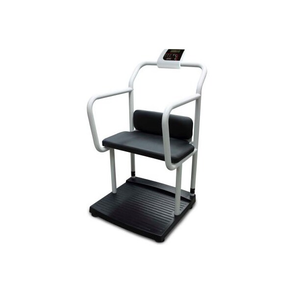 Rice Lake Weighing Systems Rice Lake 250-10-4 Bariatric Handrail & Chair Scale, 1000 lb x 0.2 lb 133120 - main